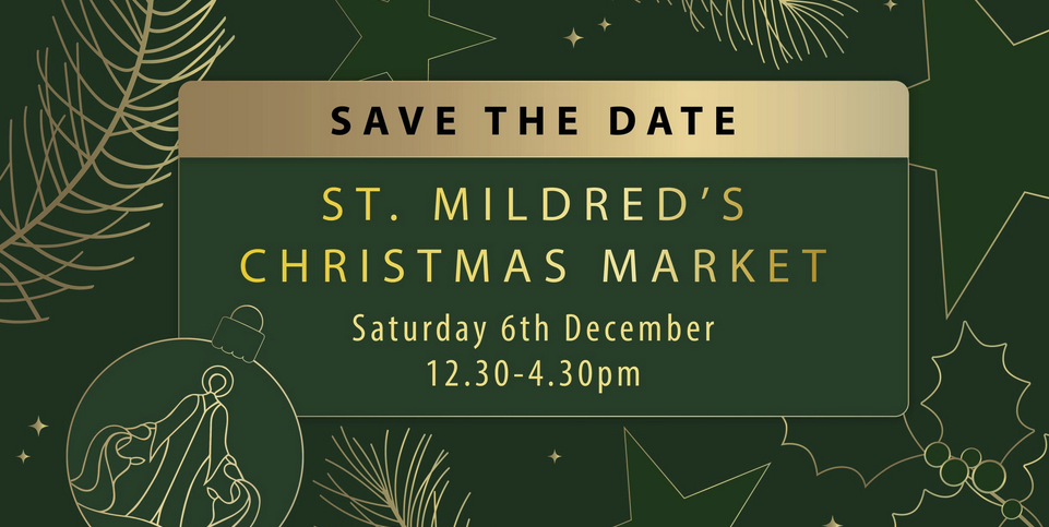 st. mildred's christmas market poster 2025