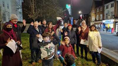 Christmas carol singing